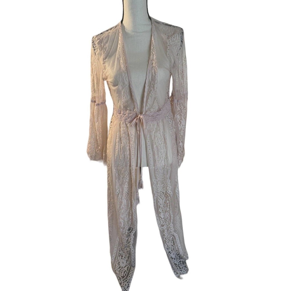 Rue 21 Women’s Long Sleeve Maxi Dress Rose Gold cardigan